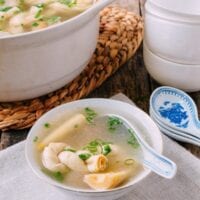 Yan Du Xian Shanghai Pork Soup w/ Bamboo & Tofu, by thewoksoflife.com