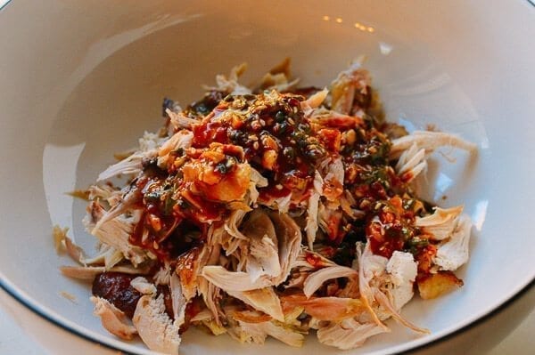 Spicy Chicken Salad, by thewoksoflife.com