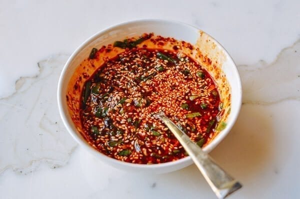 Spicy Chicken Salad, by thewoksoflife.com