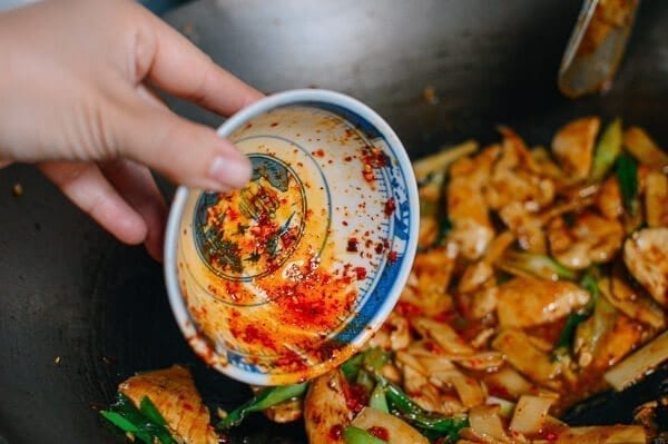 Spicy Chicken Stir-fry, by thewoksoflife.com