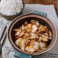 Sichuan Napa Cabbage Stir-fry (Suan La Bai Cai), by thewoksoflife.com