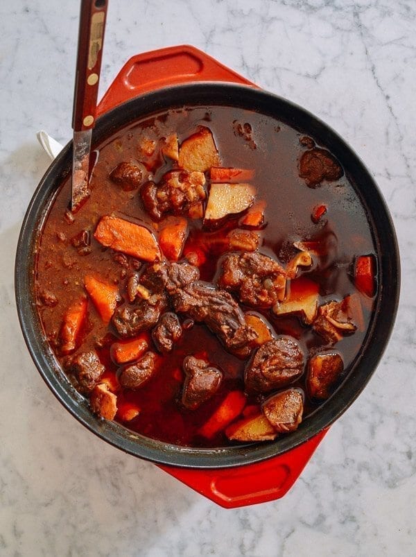 Caribbean Spiced Lamb Stew, by thewoksoflife.com
