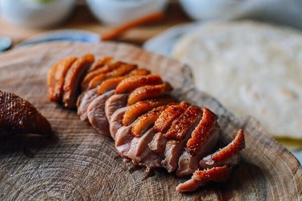 Sliced duck breast, by thewoksoflife.com