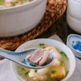 Shanghai Soup with tofu knots and bamboo shoots