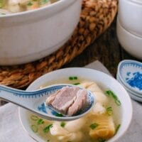 Shanghai Soup with tofu knots and bamboo shoots