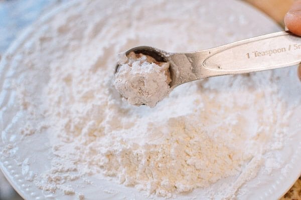 "Crispy Skin" Chinese Stuffed Tofu, by thewoksoflife.com