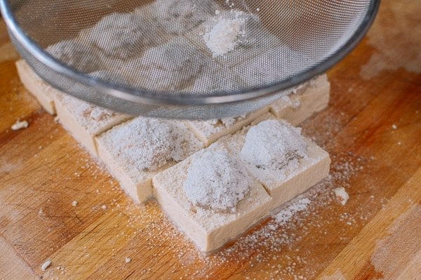 Crispy Skin Stuffed Tofu, A Chinatown Favorite, by thewoksoflife.com