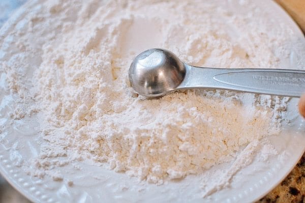 "Crispy Skin" Chinese Stuffed Tofu, by thewoksoflife.com