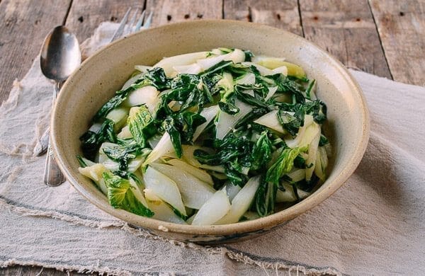 A Basic Stir-Fried Bok Choy Recipe, by thewoksoflife.com