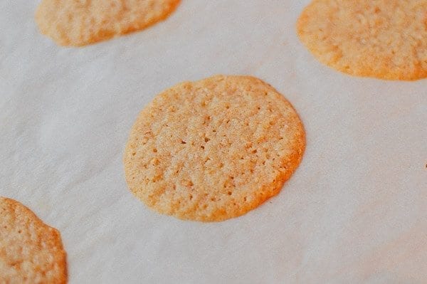 Chocolate Oatmeal Sandwich Cookies (Brussels Cookie Recipe), by thewoksoflife.com