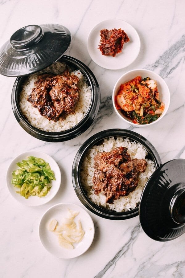 Beef Bulgogi Bowls, by thewoksoflife.com