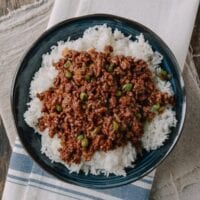 Cantonese Beef Rice Bowls, by thewoksoflife.com