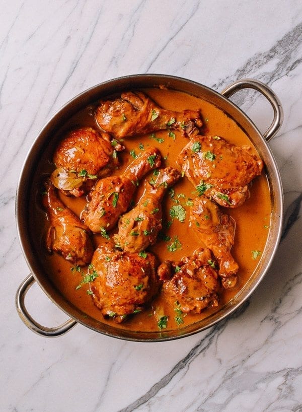 Chicken Adobo with coconut milk, by thewoksoflife.com
