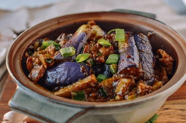 Chinese Eggplant Casserole, by thewoksoflife.com
