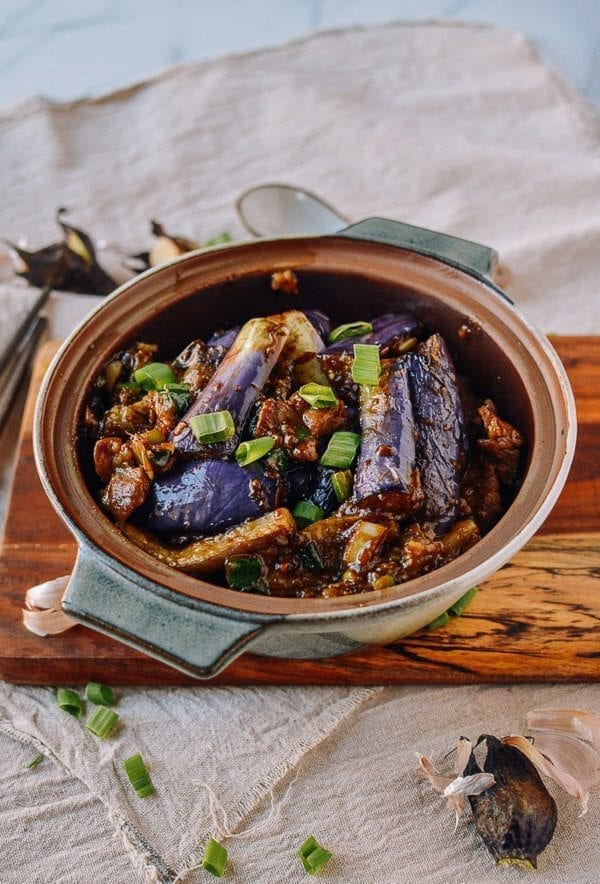 Chinese Eggplant Casserole, by thewoksoflife.com