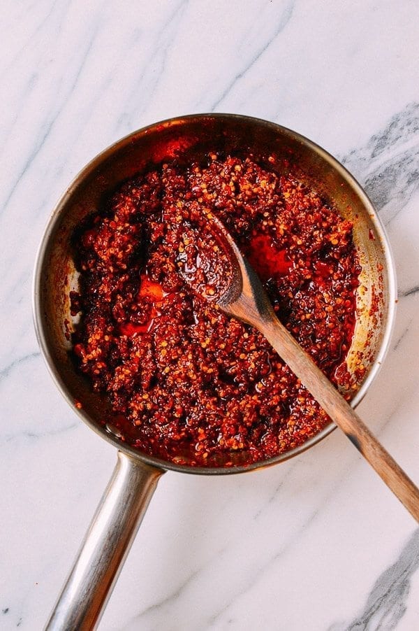 Chiu Chow Chili Sauce, by thewoksoflife.com