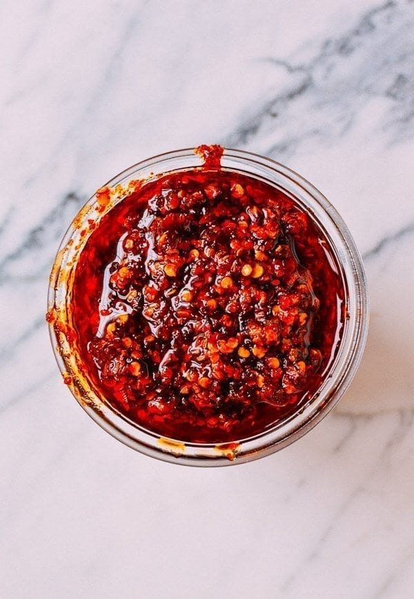 Chiu Chow Chili Sauce, by thewoksoflife.com