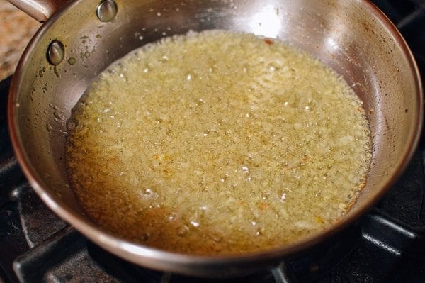 Ginger Scallion Oil with Chilies, by thewoksoflife.com