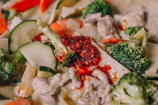 Green Curry Chicken, by thewoksoflife.com