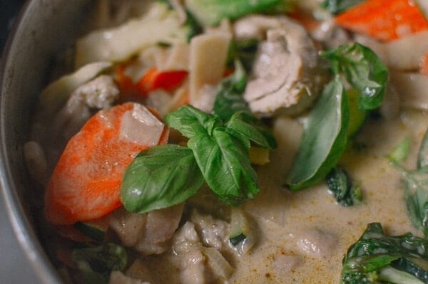 Green Curry Chicken, by thewoksoflife.com