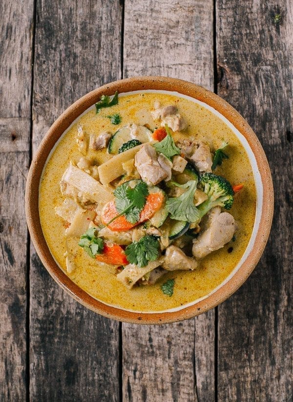 Green Curry Chicken, by thewoksoflife.com