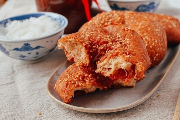 Cantonese Fried Dough (Ham Chim Peng), by thewoksoflife.com