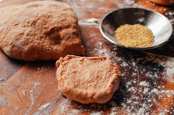 Cantonese Fried Dough (Ham Chim Peng), by thewoksoflife.com
