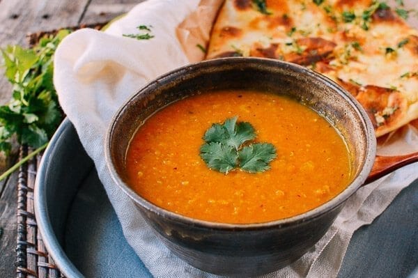 Indian Lentil Soup, by thewoksoflife.com