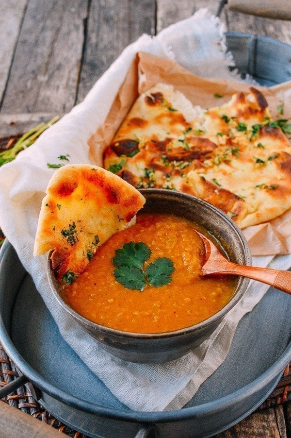 Indian Lentil Soup, by thewoksoflife.com