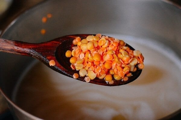 Indian Lentil Soup, by thewoksoflife.com