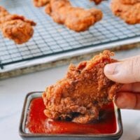 Korean Fried Chicken Tenders, by thewoksoflife.com