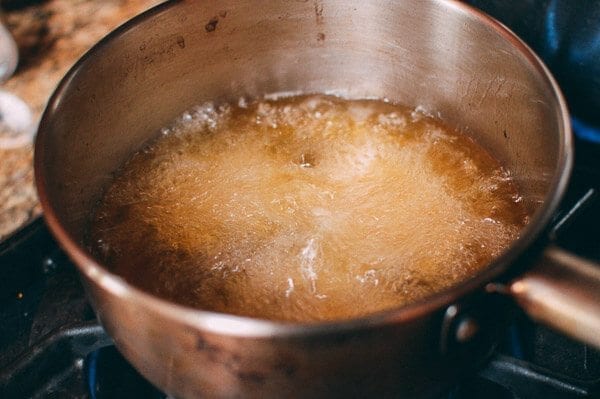 Crispy Stuffed Lotus Root with Pork, by thewoksoflife.com