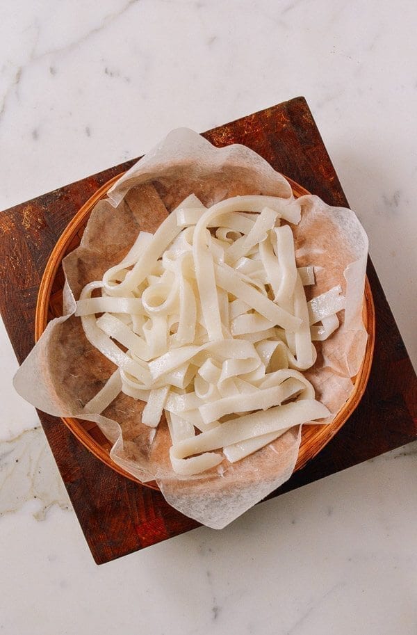 Homemade Rice Noodles, by thewoksoflife.com