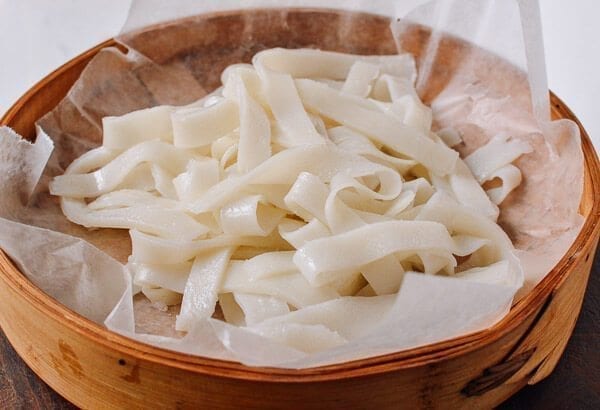 Homemade Rice Noodles, by thewoksoflife.com