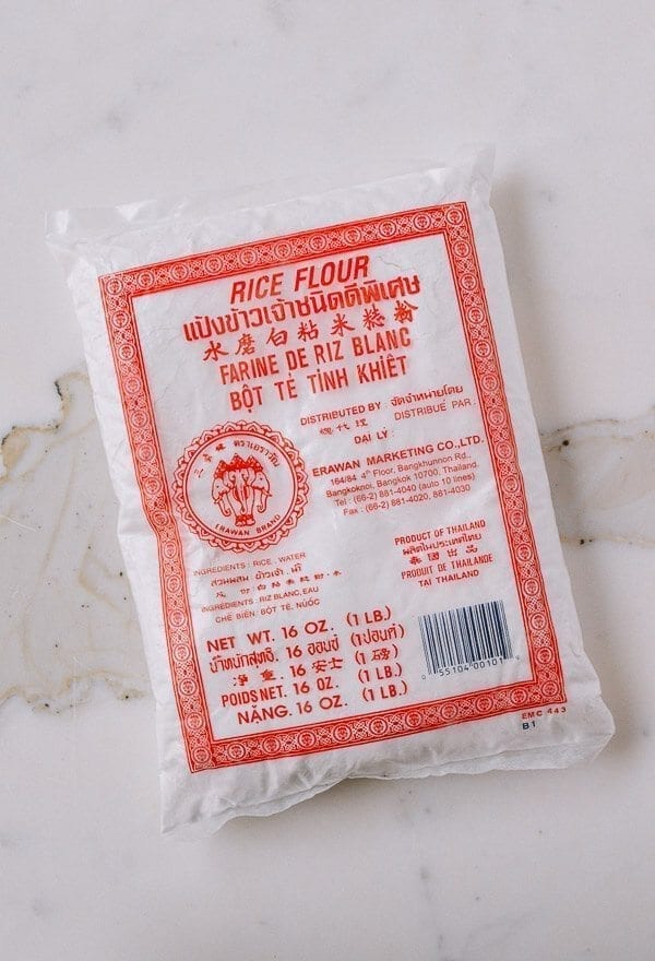 Homemade Rice Noodles, by thewoksoflife.com