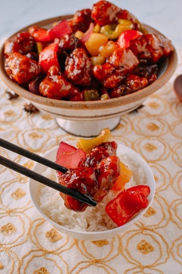 Sweet and Sour Pork, by thewoksoflife.com