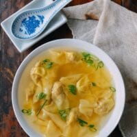 Shanghai Wonton Soup, by thewoksoflife.com