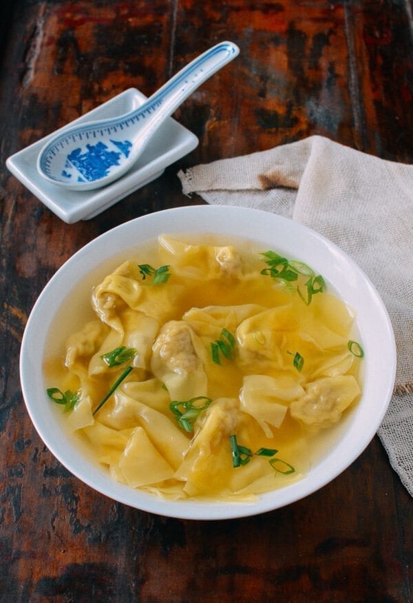 Shanghai Wonton Soup, by thewoksoflife.com