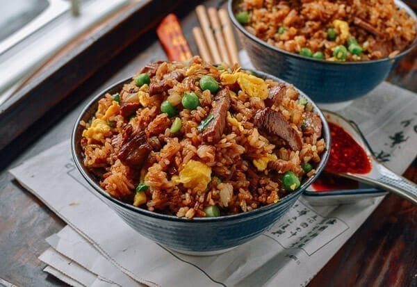 Classic Beef Fried Rice, by thewoksoflife.com
