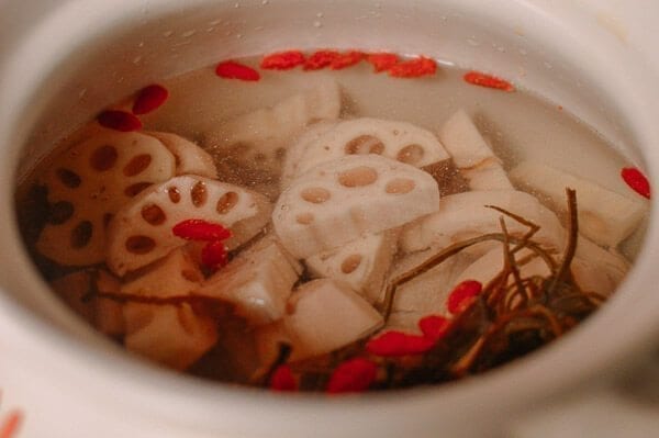 Lotus Root & Pork Soup, by thewoksoflife.com