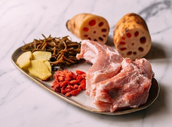 Lotus Root & Pork Soup, by thewoksoflife.com