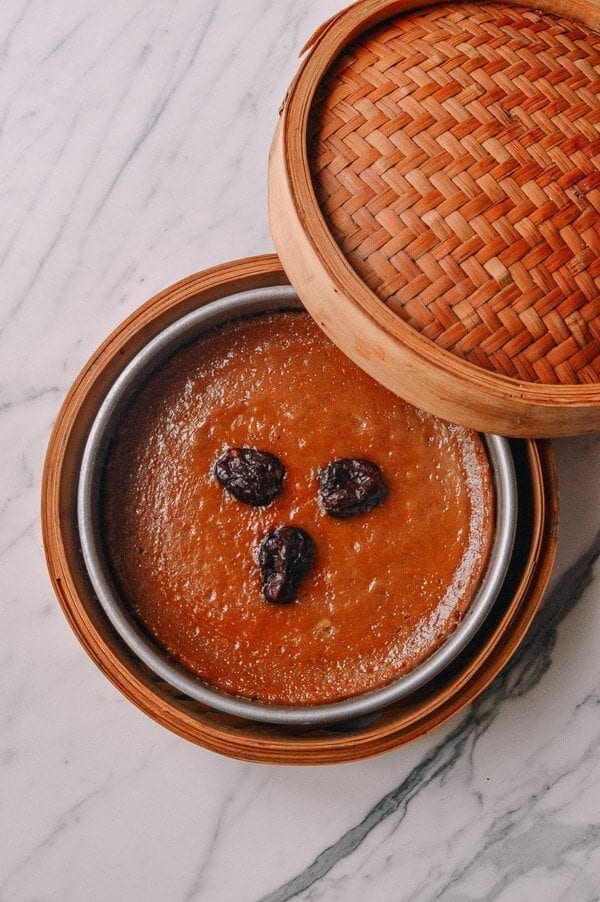 Steamed sweet nian gao