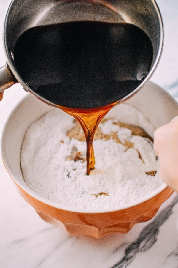 Chinese New Year Sweet Rice Cake (Nian Gao), by thewoksoflife.com