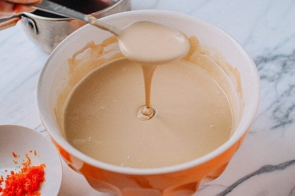 Chinese New Year Sweet Rice Cake (Nian Gao), by thewoksoflife.com