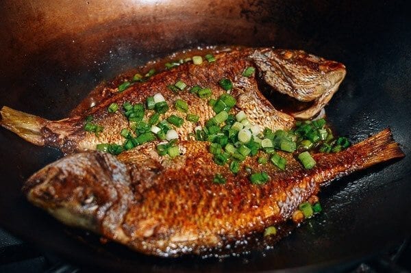 Pan Fried Fish - Chinese Whole Fish Recipe, by thewoksoflife.com