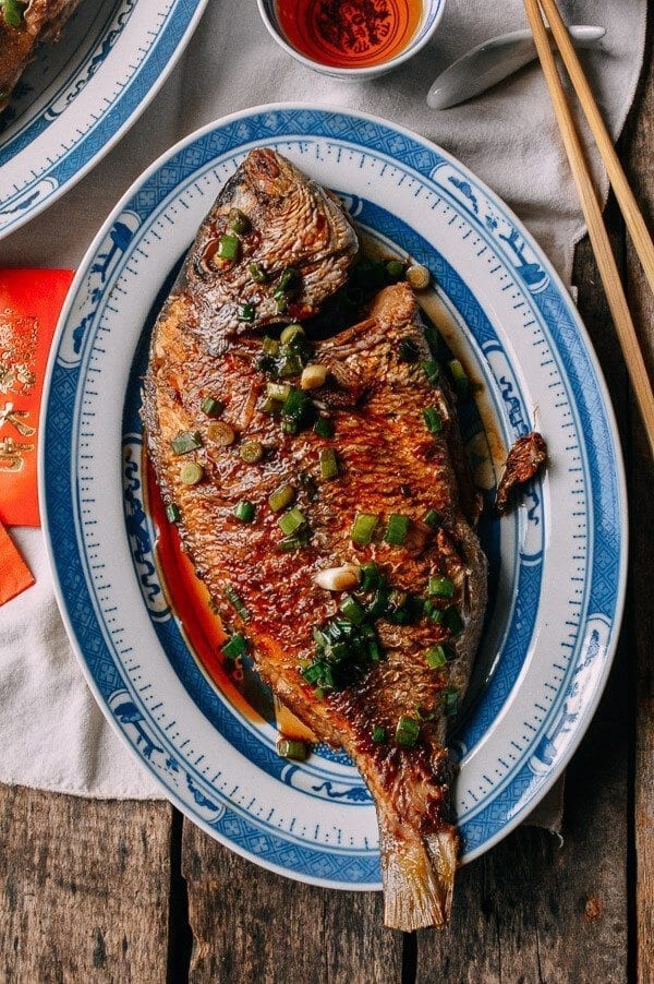 Pan Fried Fish - Chinese Whole Fish Recipe, by thewoksoflife.com