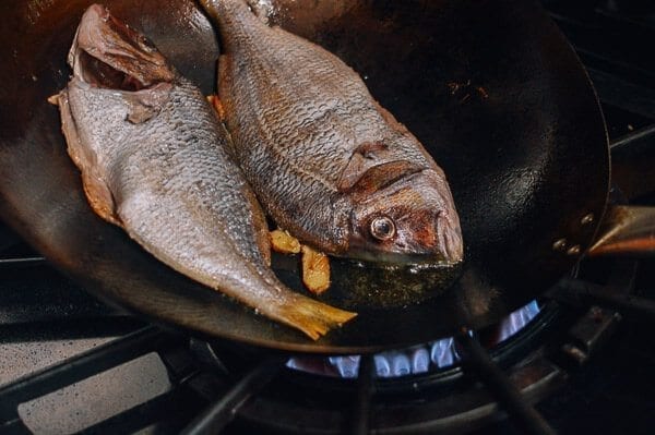 Pan Fried Fish - Chinese Whole Fish Recipe, by thewoksoflife.com