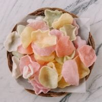 Fried Prawn Crackers for Chinese New Year, by thewoksoflife.com