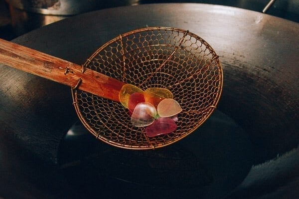 Fried Prawn Crackers for Chinese New Year, by thewoksoflife.com