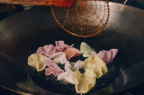 Fried Prawn Crackers for Chinese New Year, by thewoksoflife.com